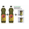 Pack Emarket spaniol 6: 56 lei! 2 litri de ulei de masline extravirgin Iznaoliva+2 borcane masline negre BIO